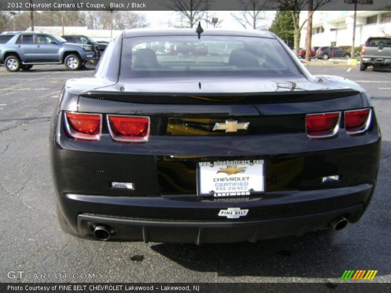Black / Black 2012 Chevrolet Camaro LT Coupe