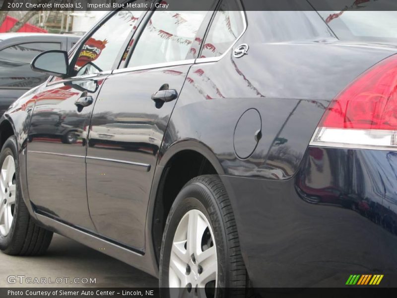 Imperial Blue Metallic / Gray 2007 Chevrolet Impala LS