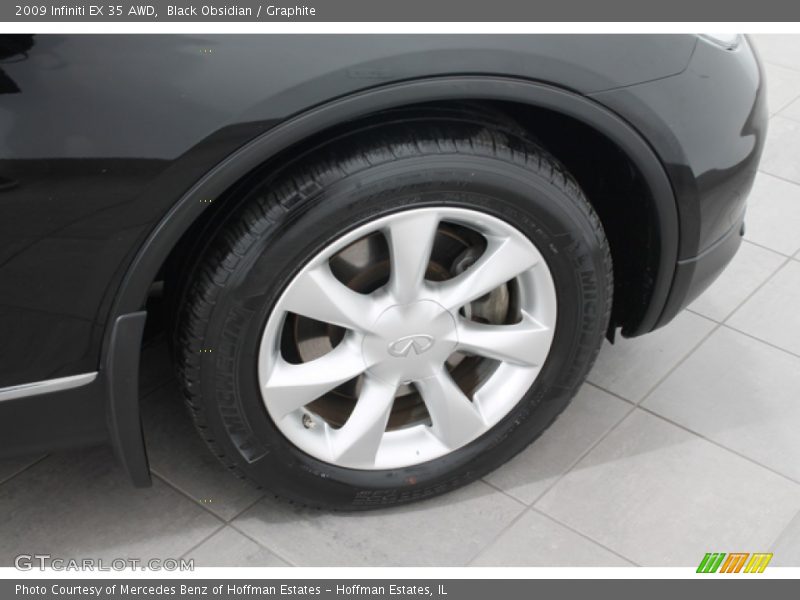 Black Obsidian / Graphite 2009 Infiniti EX 35 AWD