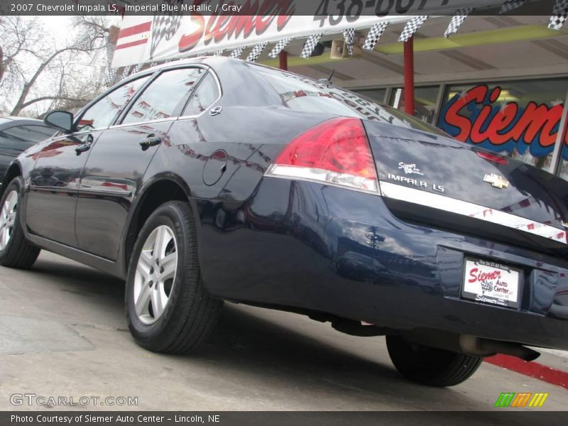 Imperial Blue Metallic / Gray 2007 Chevrolet Impala LS