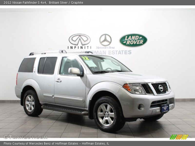 Brilliant Silver / Graphite 2012 Nissan Pathfinder S 4x4