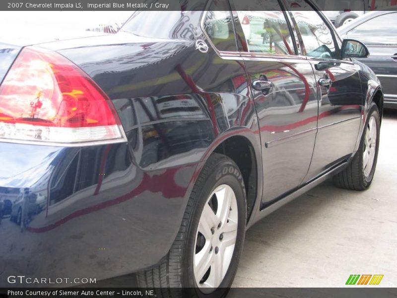 Imperial Blue Metallic / Gray 2007 Chevrolet Impala LS