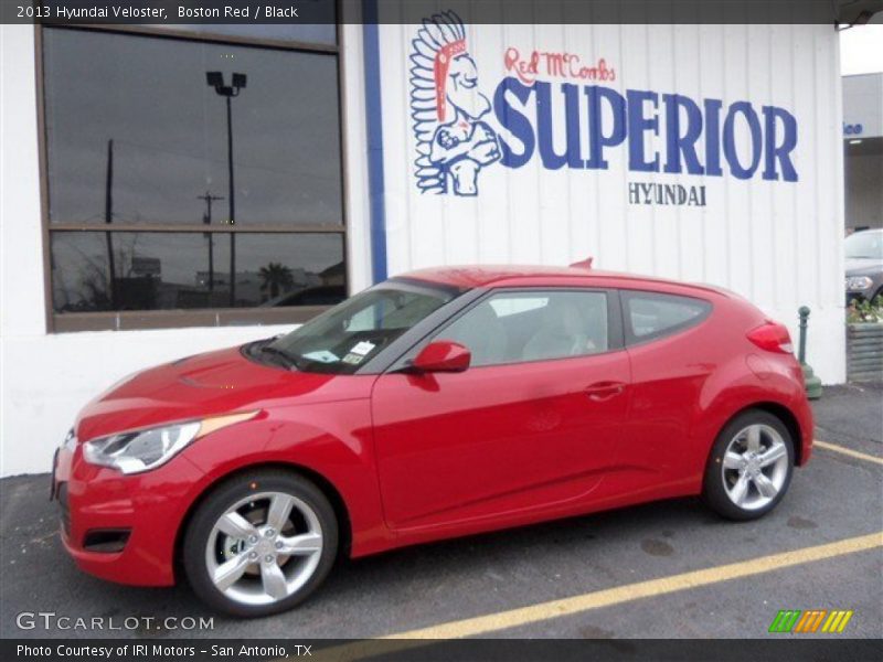 Boston Red / Black 2013 Hyundai Veloster