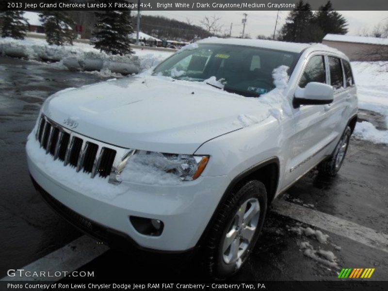 Bright White / Dark Graystone/Medium Graystone 2013 Jeep Grand Cherokee Laredo X Package 4x4