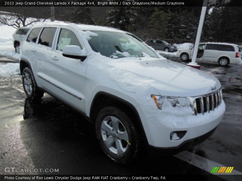 Bright White / Dark Graystone/Medium Graystone 2013 Jeep Grand Cherokee Laredo X Package 4x4