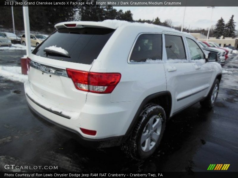 Bright White / Dark Graystone/Medium Graystone 2013 Jeep Grand Cherokee Laredo X Package 4x4