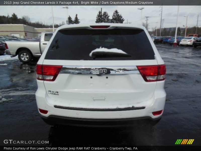 Bright White / Dark Graystone/Medium Graystone 2013 Jeep Grand Cherokee Laredo X Package 4x4
