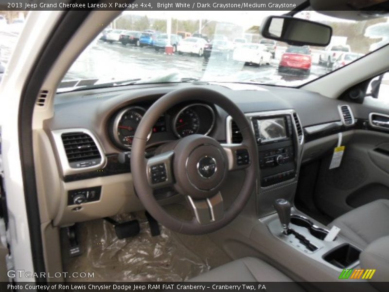 Bright White / Dark Graystone/Medium Graystone 2013 Jeep Grand Cherokee Laredo X Package 4x4