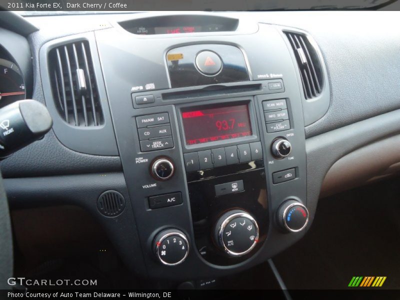 Dark Cherry / Coffee 2011 Kia Forte EX