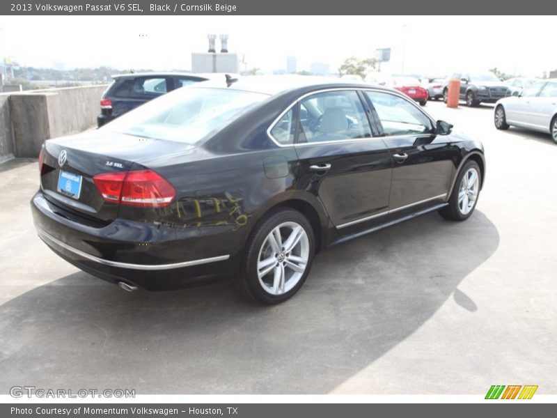 Black / Cornsilk Beige 2013 Volkswagen Passat V6 SEL