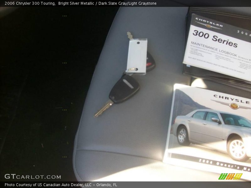 Bright Silver Metallic / Dark Slate Gray/Light Graystone 2006 Chrysler 300 Touring