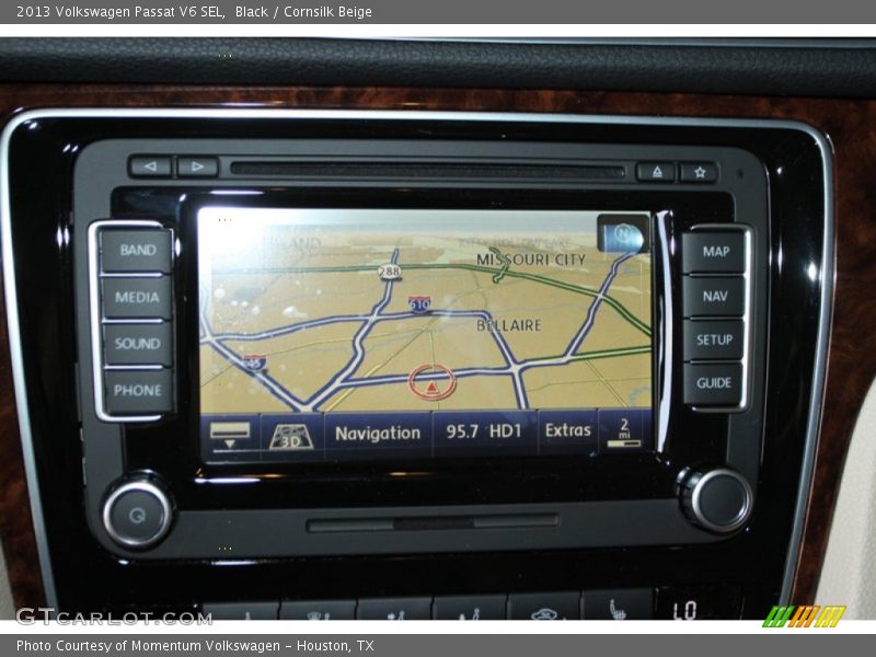 Black / Cornsilk Beige 2013 Volkswagen Passat V6 SEL