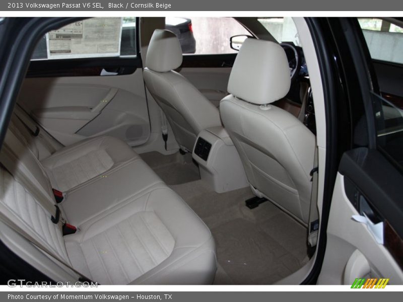Black / Cornsilk Beige 2013 Volkswagen Passat V6 SEL