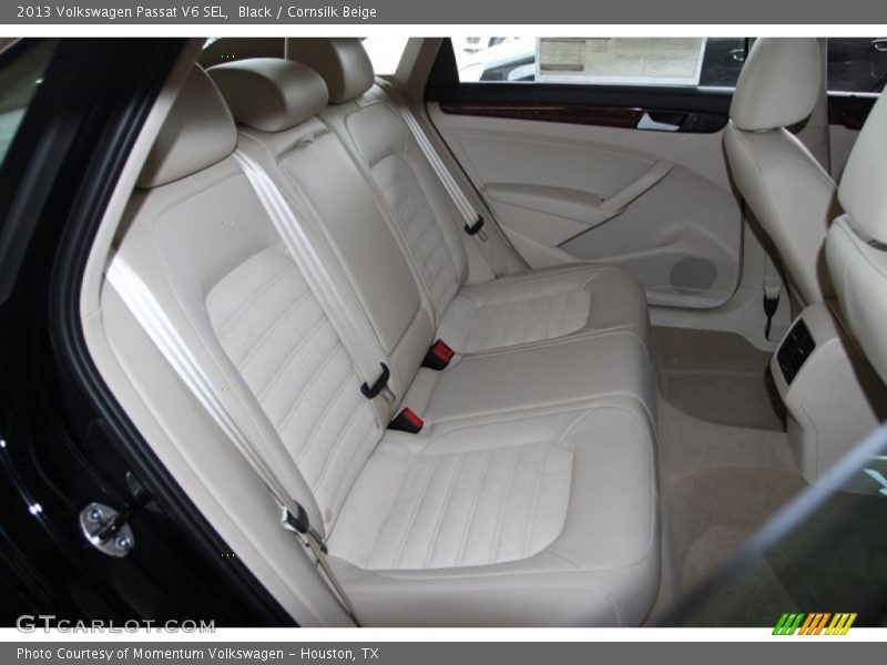 Black / Cornsilk Beige 2013 Volkswagen Passat V6 SEL