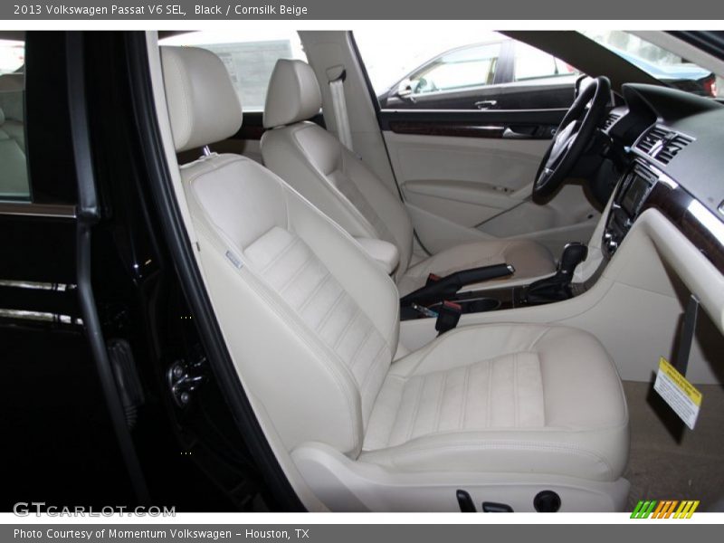 Black / Cornsilk Beige 2013 Volkswagen Passat V6 SEL