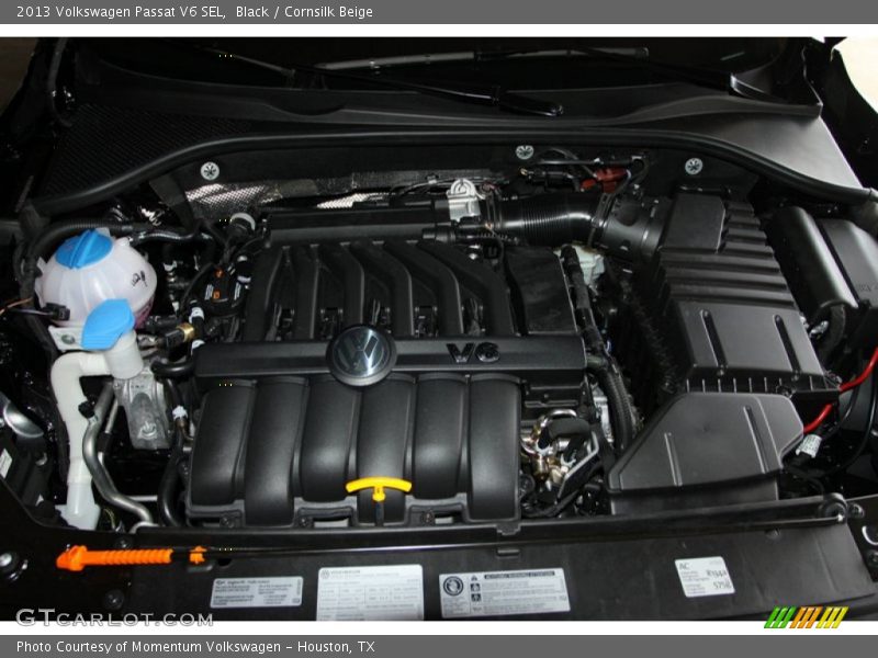 Black / Cornsilk Beige 2013 Volkswagen Passat V6 SEL