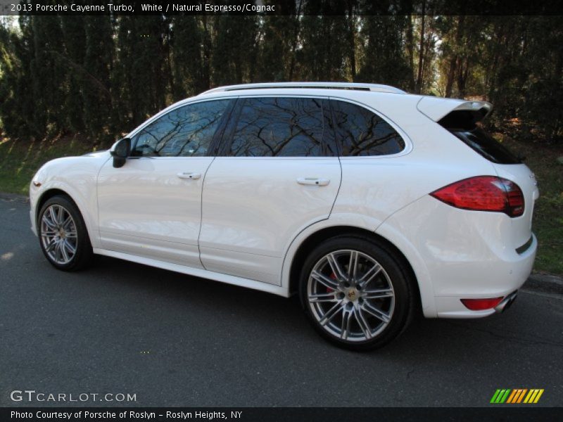 White / Natural Espresso/Cognac 2013 Porsche Cayenne Turbo