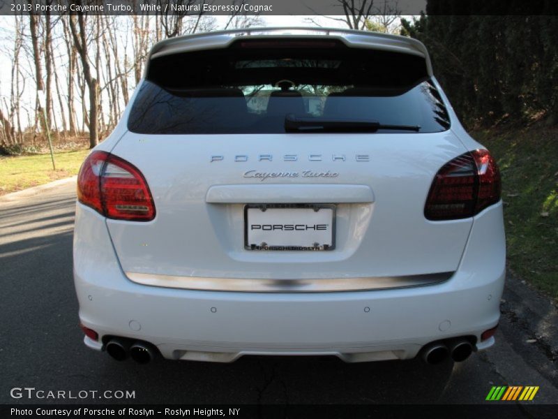 White / Natural Espresso/Cognac 2013 Porsche Cayenne Turbo