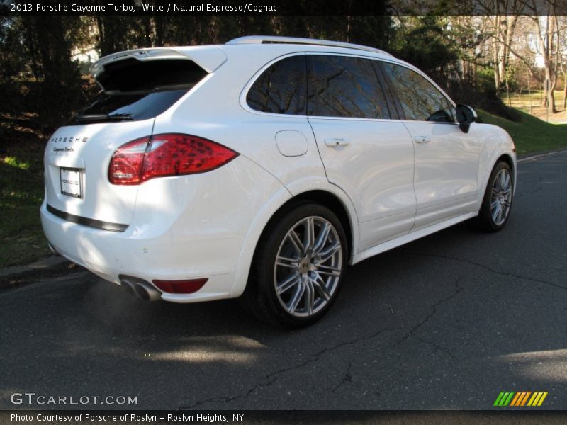 White / Natural Espresso/Cognac 2013 Porsche Cayenne Turbo