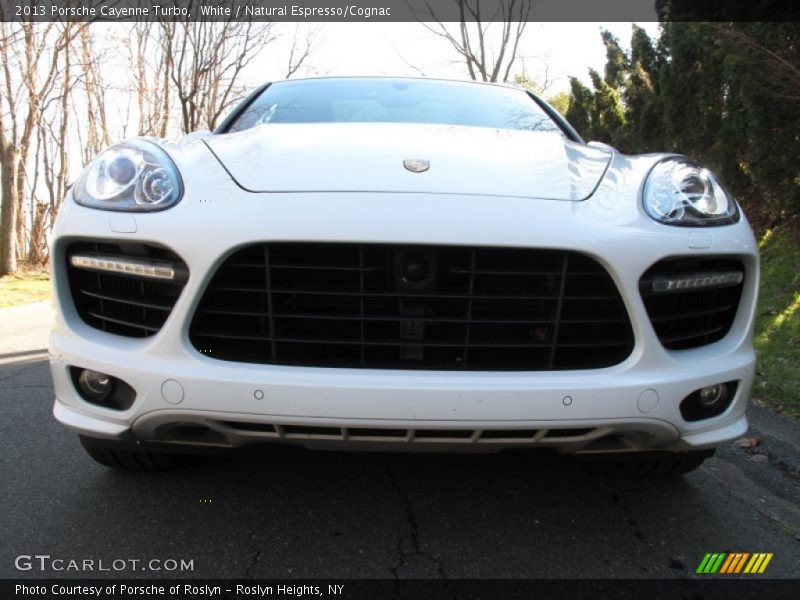 White / Natural Espresso/Cognac 2013 Porsche Cayenne Turbo