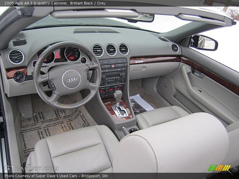 Grey Interior - 2005 A4 3.0 quattro Cabriolet 