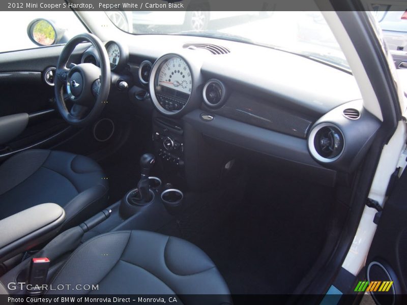 Pepper White / Carbon Black 2012 Mini Cooper S Hardtop