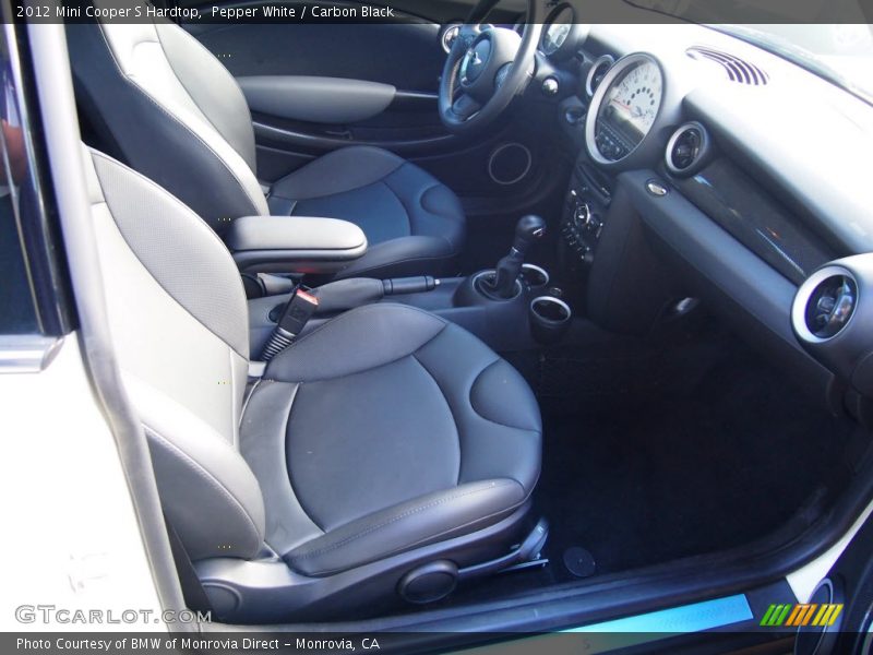 Pepper White / Carbon Black 2012 Mini Cooper S Hardtop