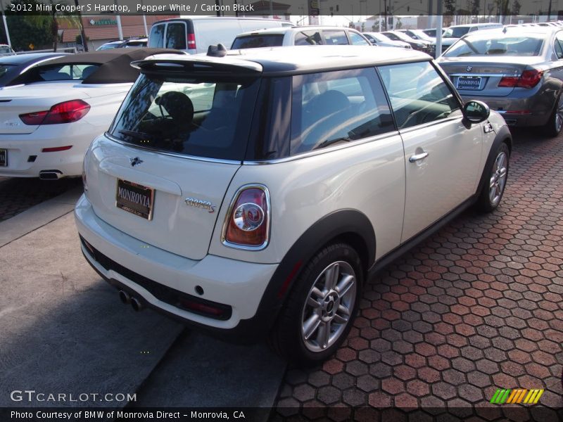 Pepper White / Carbon Black 2012 Mini Cooper S Hardtop