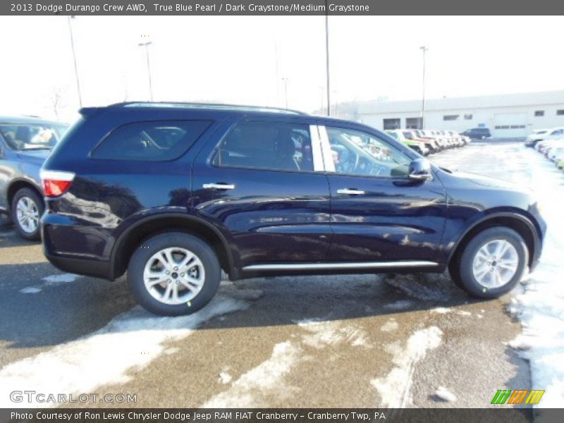 True Blue Pearl / Dark Graystone/Medium Graystone 2013 Dodge Durango Crew AWD