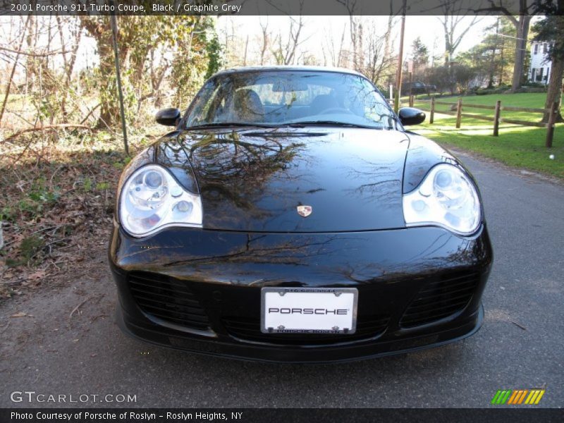 Black / Graphite Grey 2001 Porsche 911 Turbo Coupe
