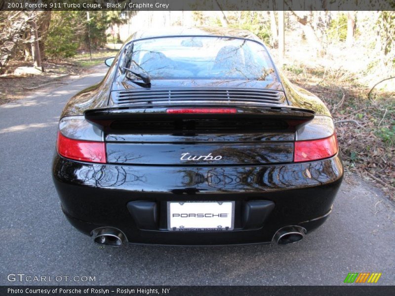 Black / Graphite Grey 2001 Porsche 911 Turbo Coupe