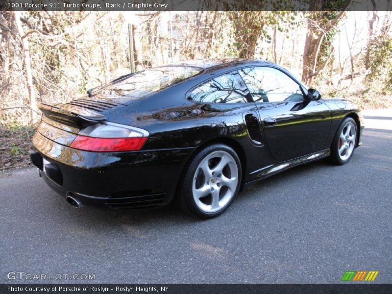 Black / Graphite Grey 2001 Porsche 911 Turbo Coupe