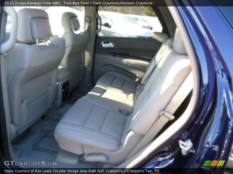 True Blue Pearl / Dark Graystone/Medium Graystone 2013 Dodge Durango Crew AWD