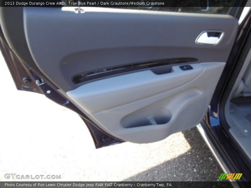True Blue Pearl / Dark Graystone/Medium Graystone 2013 Dodge Durango Crew AWD