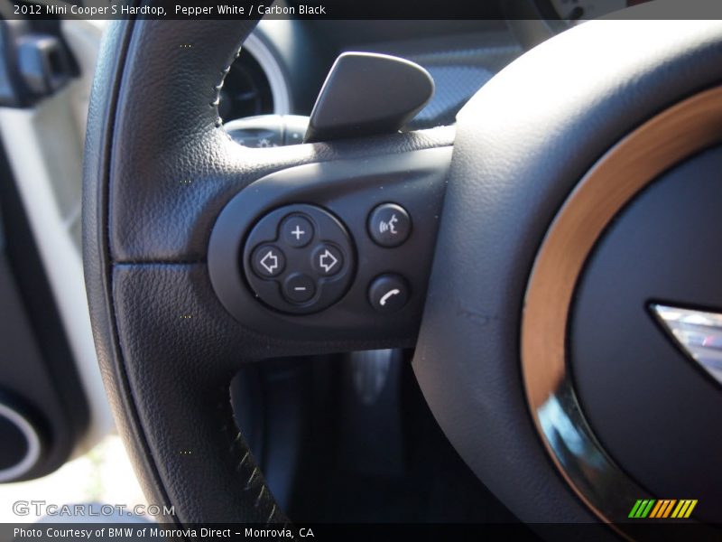 Pepper White / Carbon Black 2012 Mini Cooper S Hardtop