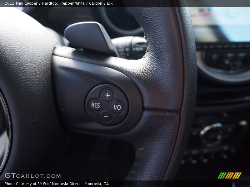 Pepper White / Carbon Black 2012 Mini Cooper S Hardtop