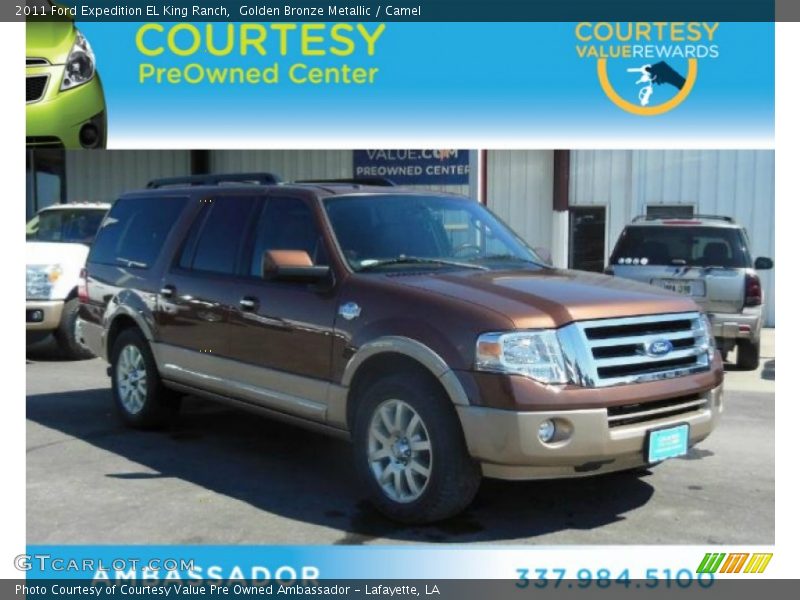 Golden Bronze Metallic / Camel 2011 Ford Expedition EL King Ranch