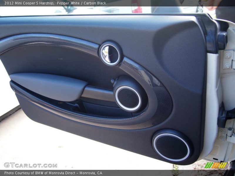 Pepper White / Carbon Black 2012 Mini Cooper S Hardtop