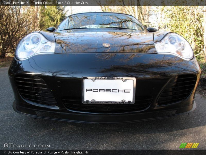 Black / Graphite Grey 2001 Porsche 911 Turbo Coupe