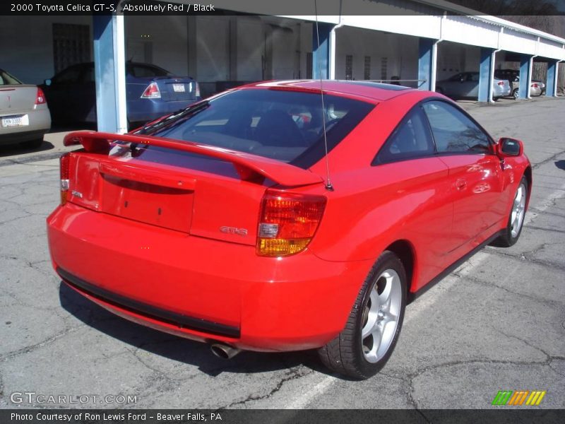 Absolutely Red / Black 2000 Toyota Celica GT-S