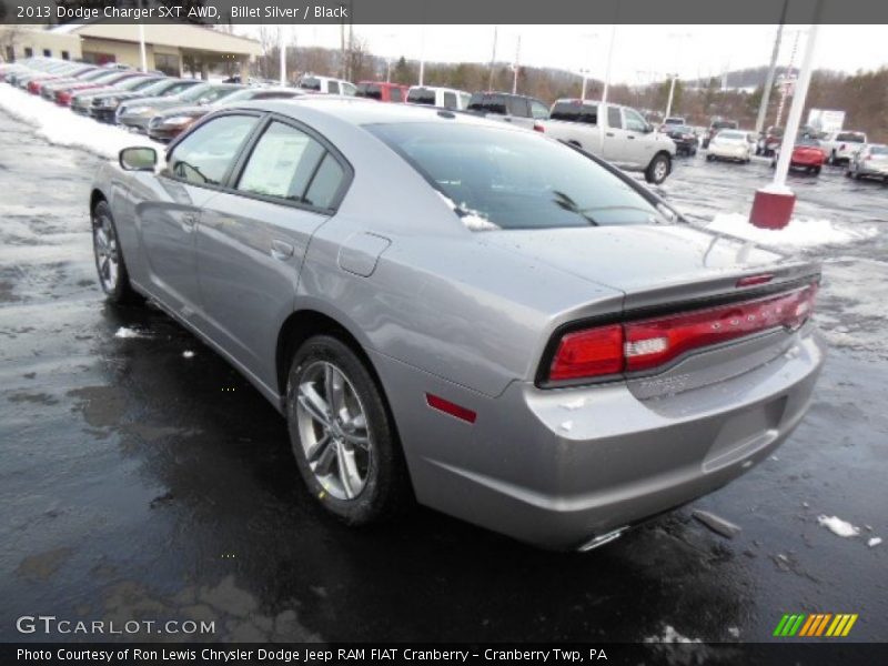 Billet Silver / Black 2013 Dodge Charger SXT AWD