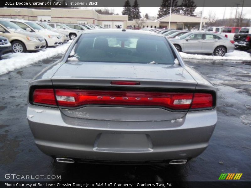 Billet Silver / Black 2013 Dodge Charger SXT AWD