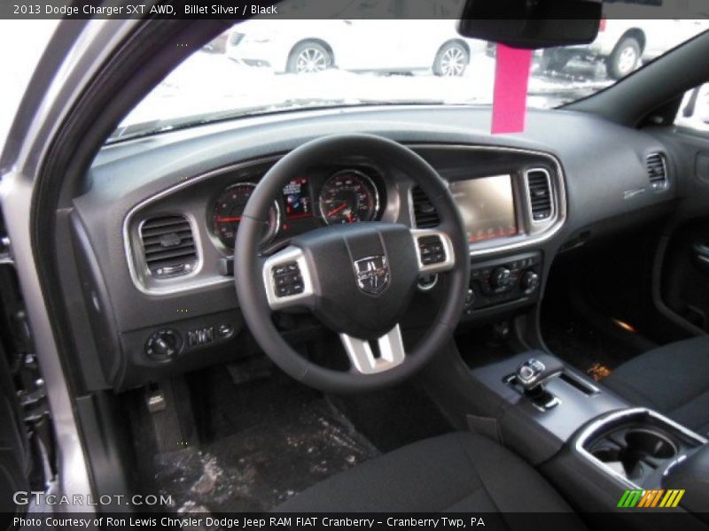 Billet Silver / Black 2013 Dodge Charger SXT AWD
