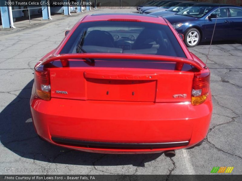 Absolutely Red / Black 2000 Toyota Celica GT-S