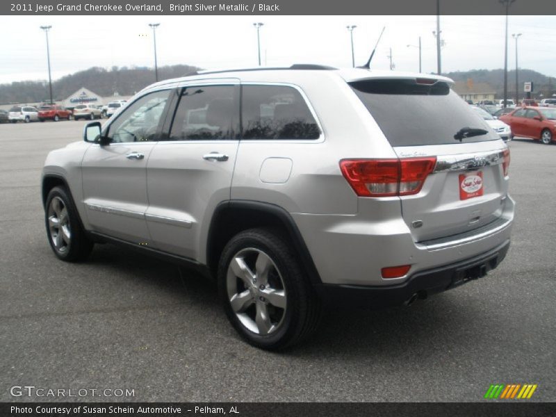 Bright Silver Metallic / Black 2011 Jeep Grand Cherokee Overland