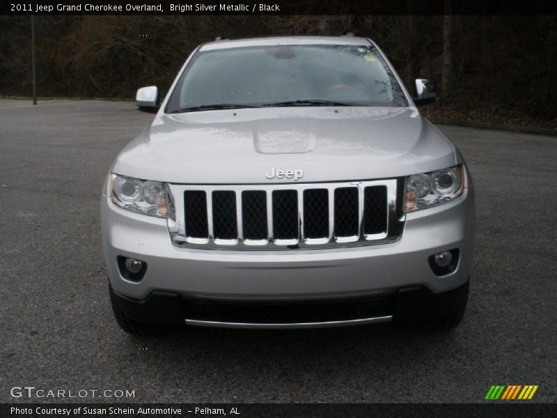 Bright Silver Metallic / Black 2011 Jeep Grand Cherokee Overland