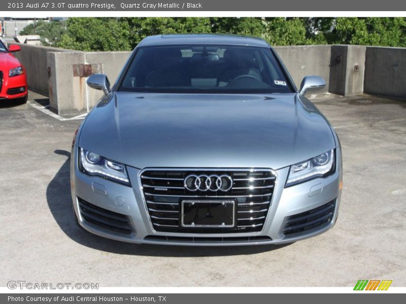 Quartz Gray Metallic / Black 2013 Audi A7 3.0T quattro Prestige