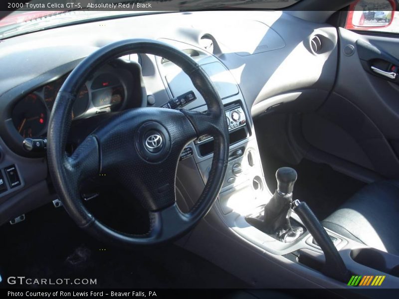 Absolutely Red / Black 2000 Toyota Celica GT-S