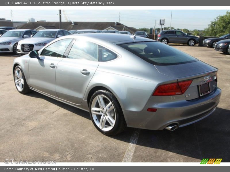 Quartz Gray Metallic / Black 2013 Audi A7 3.0T quattro Prestige