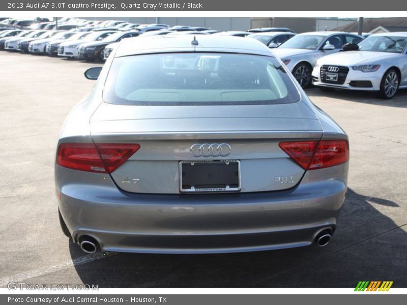Quartz Gray Metallic / Black 2013 Audi A7 3.0T quattro Prestige